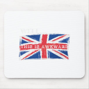 Tapis De Souris 4 juillet Britannique drôle de Britannique exclu v