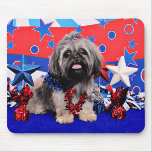 Tapis De Souris 4 juillet - Shih Tzu - Stella