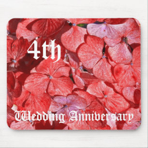 Tapis De Souris 4ème anniversaire de mariage - Hydranga