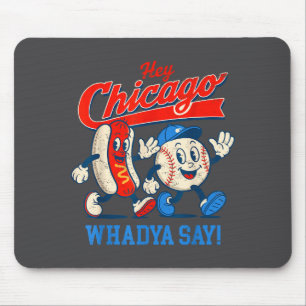 Tapis De Souris 4ème Hey Chicago juillet Qu'est-ce que le chien di