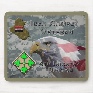 Tapis De Souris 4th Infantry Div Iraq Combat Veteran