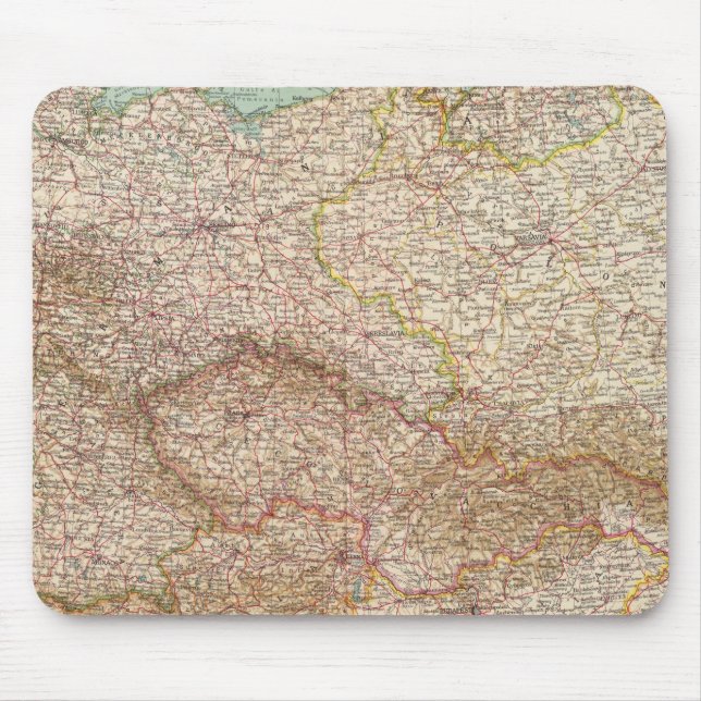 Tapis De Souris 5152 Allemagne, Pologne, Tchécoslovaquie (Devant)
