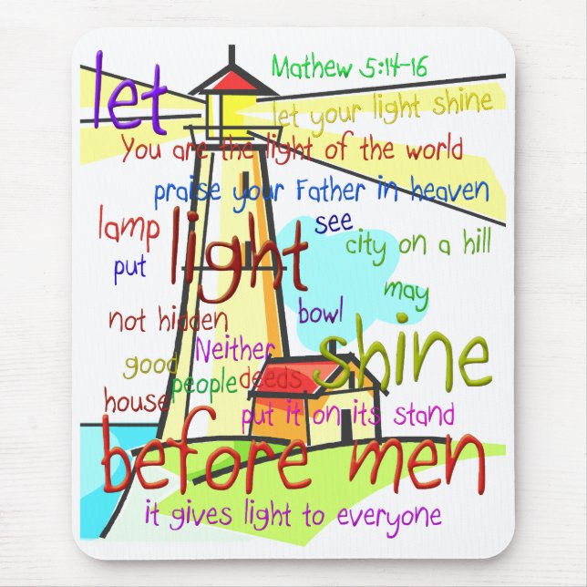 Tapis De Souris 5h14 de Mathew - 16 phare 1 (Devant)