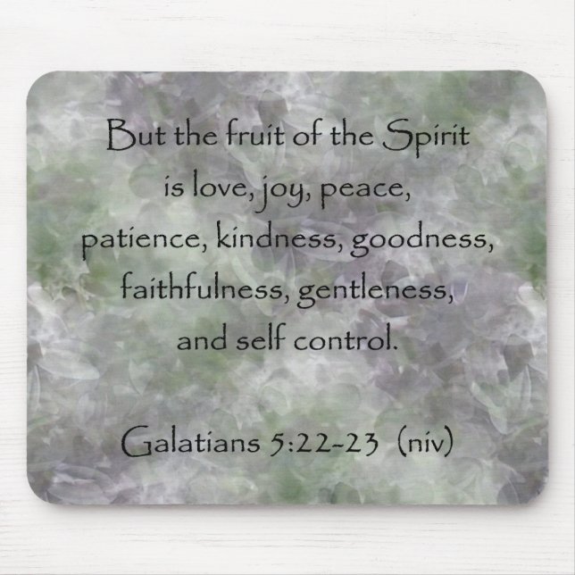 Tapis De Souris 5h22 de Galatians - fruit de 23 ~ de l'esprit (Devant)