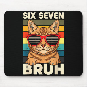 Tapis De Souris 67 Animaux Drôle 67 Brainrot Jeunesse Enfants Chat