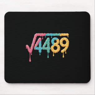 Tapis De Souris 67 Glace Dégoulinante Mème Racine Carrée 4489 Argo