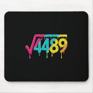 Tapis De Souris 67 Glace Dégoulinante Mème Racine Carrée 4489 Argo