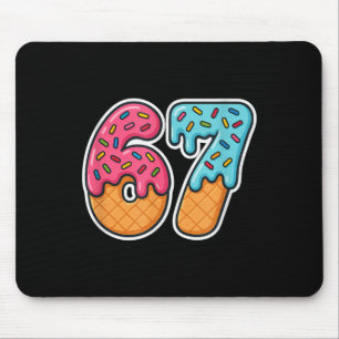 Tapis De Souris 67 Glace Meme Drip Six Sept Slang Gen Alpha