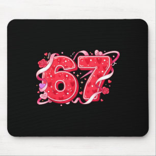 Tapis De Souris 67 Glace qui dégouline Mème Drôle Six Sept Saint V