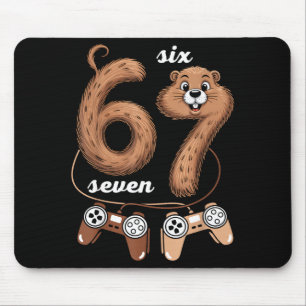 Tapis De Souris 67 Groundhog Day Six Seven Mème Garçons Jeux Enfan