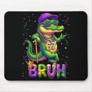 Tapis De Souris 67 mardi gras alligator mardigator six sept bruh