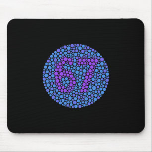 Tapis De Souris 67 Meme Caché Tendance Gen Z Alpha Six Sept 6 7
