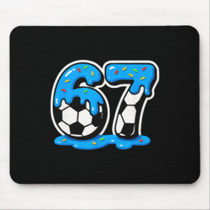 Tapis De Souris 67 Meme de dégoulinade de glace de football de rot