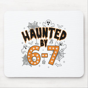 Tapis De Souris 67 Meme Halloween Hanté- Fantôme Et Citrouille Drô