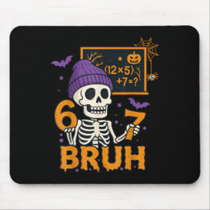 Tapis De Souris 67 Professeur Halloween Squelette Six Sept Meme Ce