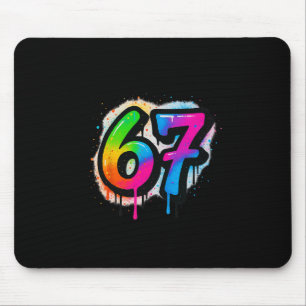 Tapis De Souris 67 Six Seven 6 7 Création de Mème Drôle 6 7 3