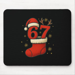 Tapis De Souris 67 Six Seven Drôle Génération Alpha Mème Noël 2025