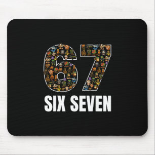 Tapis De Souris 67 Six Seven Italien Brainrot Gen Alpha Argot Meme