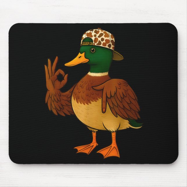 Tapis De Souris 67 Six Seven Meme Mallard Duck Hunting Season Boy  (Devant)