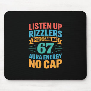 Tapis De Souris 67 Six Seven Obtenir Sendy Meme Design Drôle 6 7 S