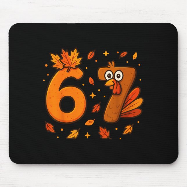 Tapis De Souris 67 Thanksgiving Funny Turkey Thanksgiving 67 Turke (Devant)