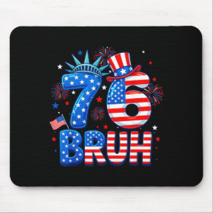 Tapis De Souris 6-7 7-6 george washington sept six drôle 4 juillet
