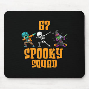 Tapis De Souris 6 7 Halloween 67 Mème Six Sept 6 7 Équipe Effrayan