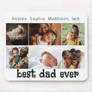 Tapis De Souris 6 Photos meilleur papa jamais Souris Pad