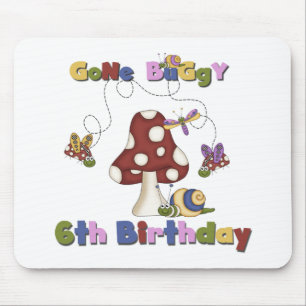 Tapis De Souris 6ème Anniversaire d'insecte