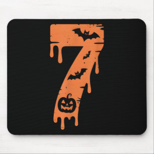 Tapis De Souris 7 Meme Numéro 67 Six Sept Halloween