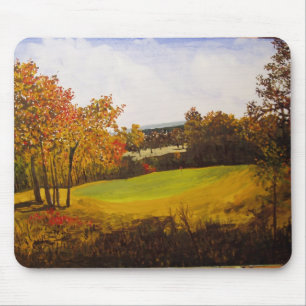Tapis De Souris 7ème Aquarelle de terrain de golf de crête d'Eag
