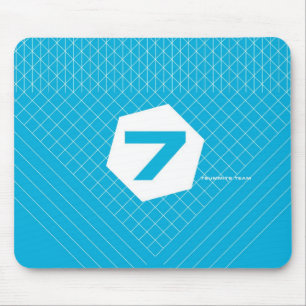 Tapis De Souris 7Summits cyan