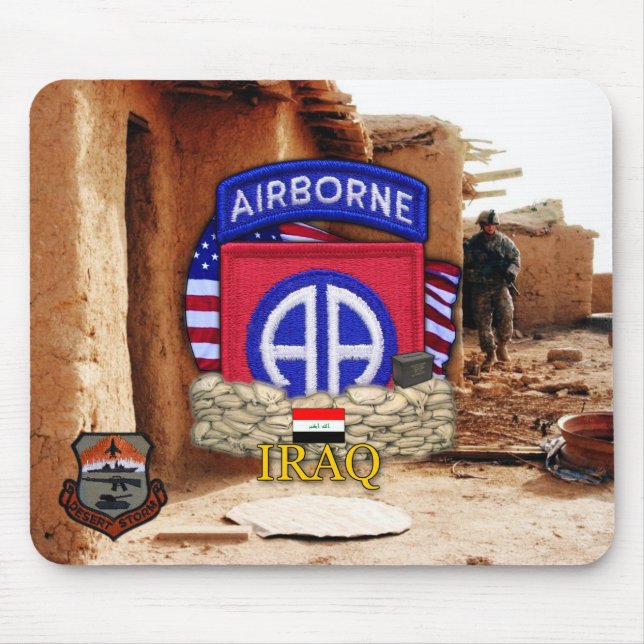 Tapis De Souris 82e division aéroportée Couteaux de guerre du golf (Devant)