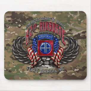 Tapis De Souris 82e fort aéroporté de Bragg Camo Mousepad