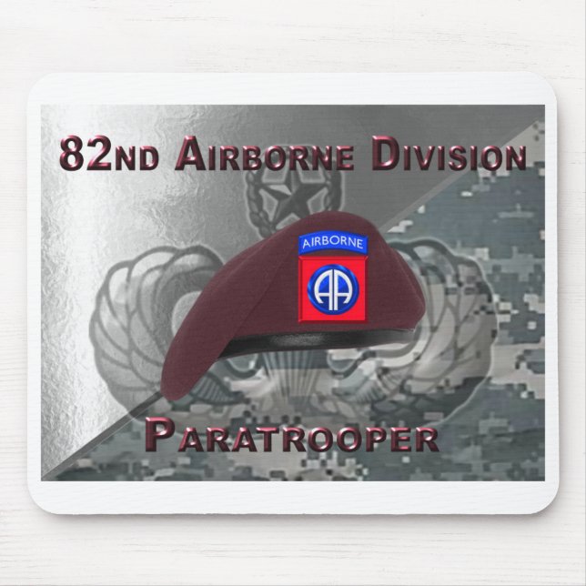 Tapis De Souris 82e Souris-Cadeaux de la division aéroportée (Devant)