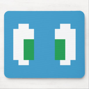 Tapis De Souris 8 Bits Pixel Manga Yeux verts