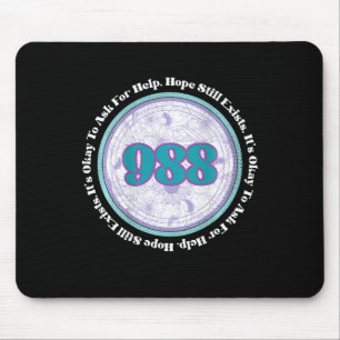 Tapis De Souris 988 Prévention du suicide Il est bon de demander d