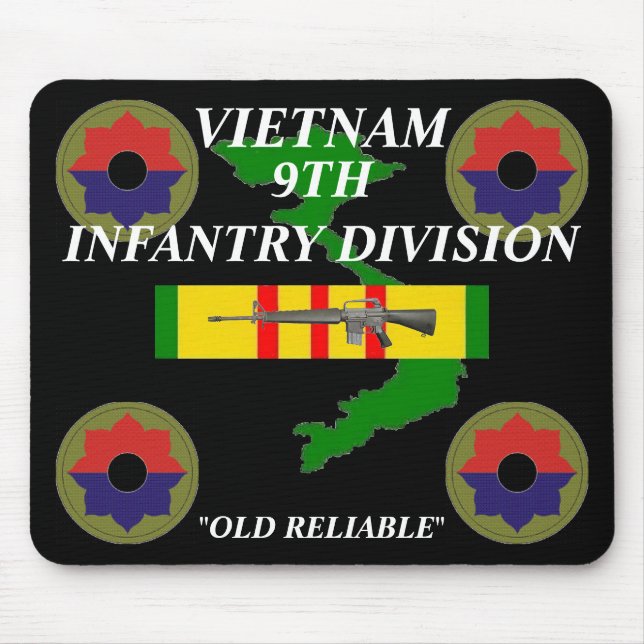 Tapis De Souris 9e infanterie Vietnam Mousepad 2/b (Devant)