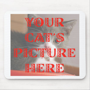 Tapis De Souris A customisé la photo de votre chat