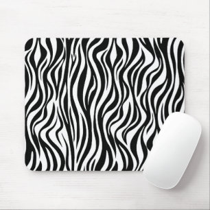 Tapis de souris à impression de peau de zèbre