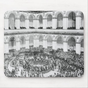 Tapis De Souris À la bourse de Paris, 1846