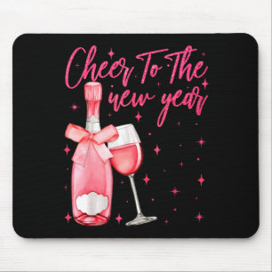 Tapis De Souris À la nouvelle année 2026 Champagne Nouvel An
