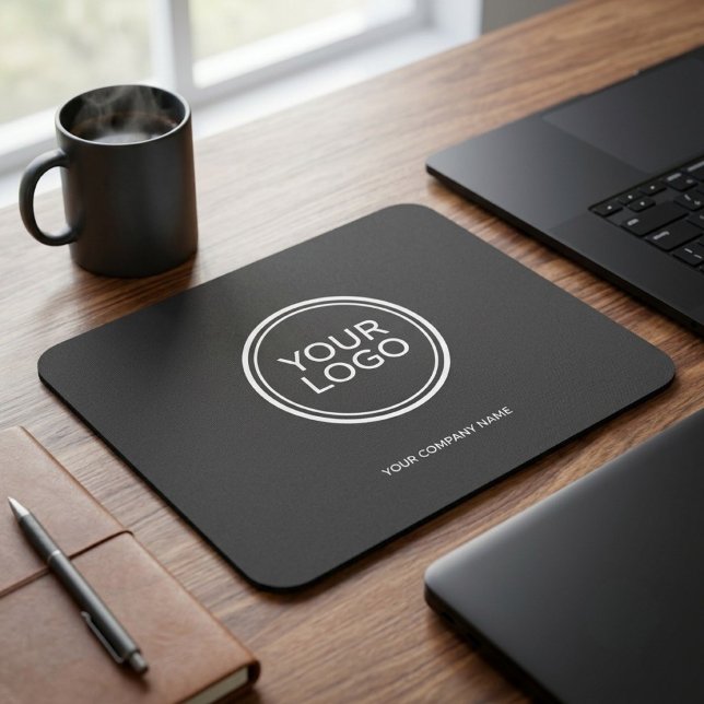 Tapis de souris à logo d'entreprise personnalisé | (Créateur téléchargé)