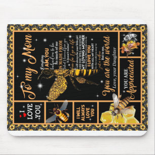 Tapis De Souris À Ma Mère Cadeau, Fille Et Maman, Abeilles Cadeau