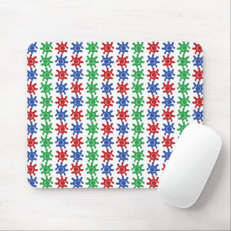 Tapis de souris à motif abstrait étrange
