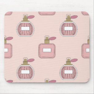 Tapis de souris à motif de flacon de parfum chic e
