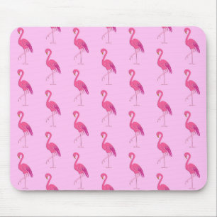 Tapis de souris à motif flamand rose