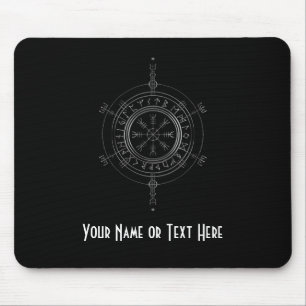 Tapis de souris à motif nordique personnalisable
