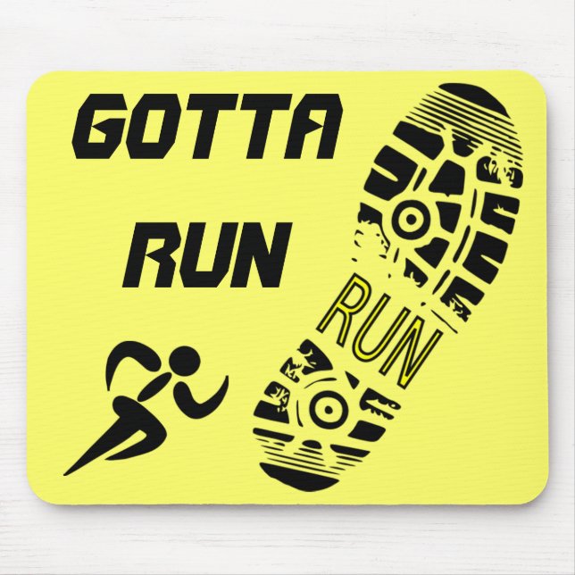 Tapis De Souris a obtenu de courir le mousepad (Devant)
