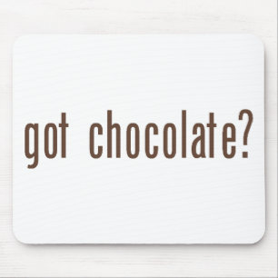 Tapis De Souris "A obtenu le chocolat ?" Mousepad